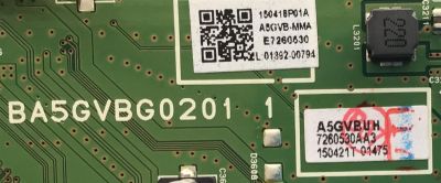 MAIN PARA TV MAGNAVOX / NUMERO DE PARTE A5GVB-MMA / BA5GVBG0201 / 7260530AA3 / A5GVBUH / E7260630 / 150418P01A / MODELO 43ME345V/F7 - Imagen 2